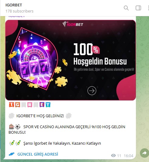 İgorbet Telegram