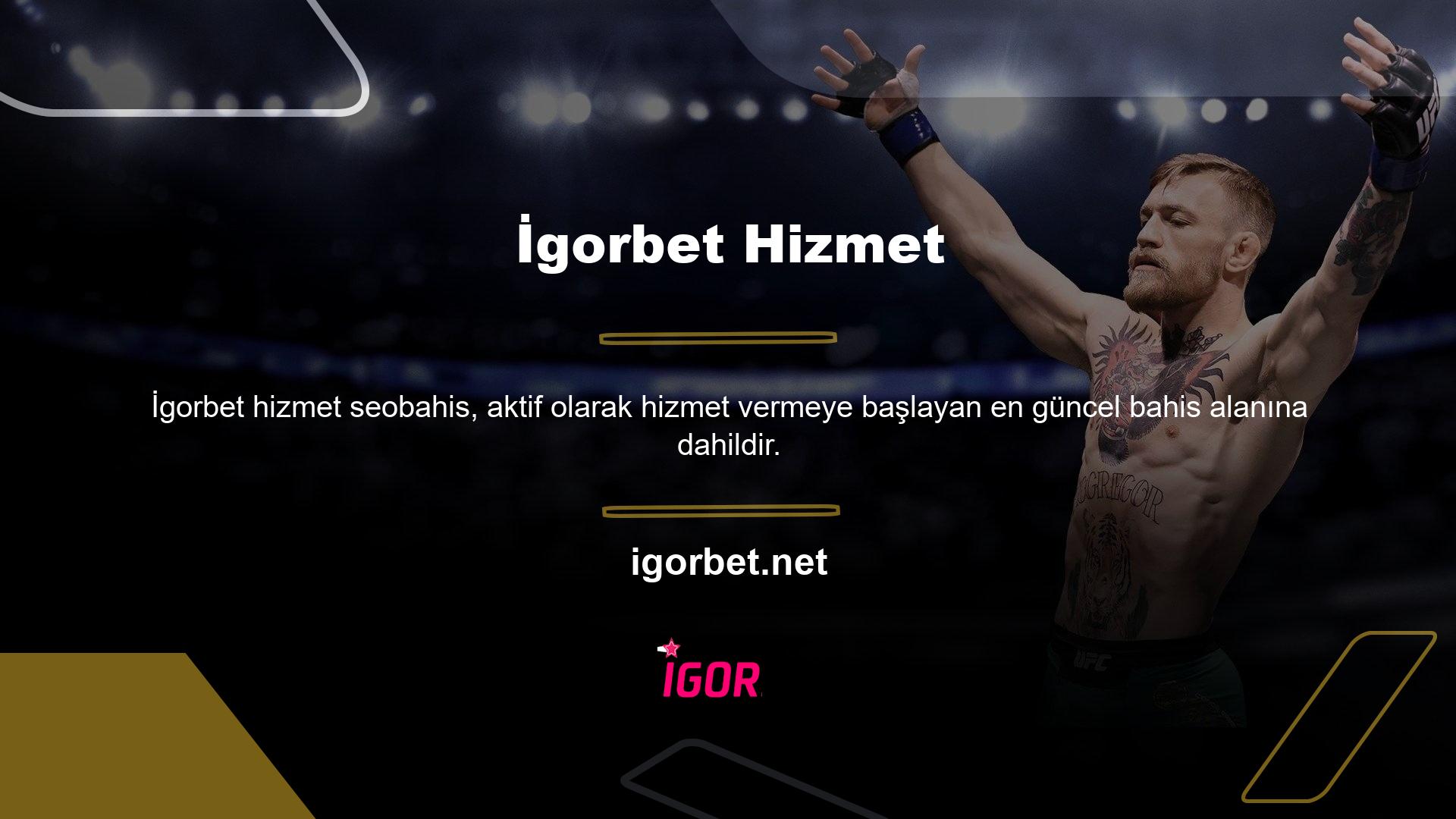 İgorbet Hizmet Milyonlarca bahis oyunu, kullanıcıları casino oyunlarından memnun hissettiriyor